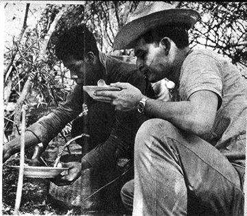 Foto: Rodrigo Moya. Publicada en la revista Sucesos con fotos sobre la guerrilla guatemalteca. 1966.