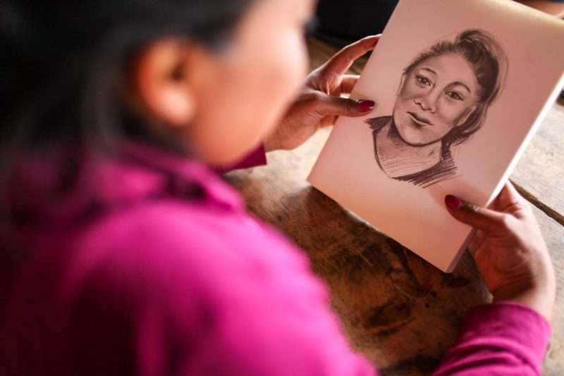 Un retrato hablado de Rosa María Saquic Lares, la niña desaparecida y hallada muerta en Joyabaj.