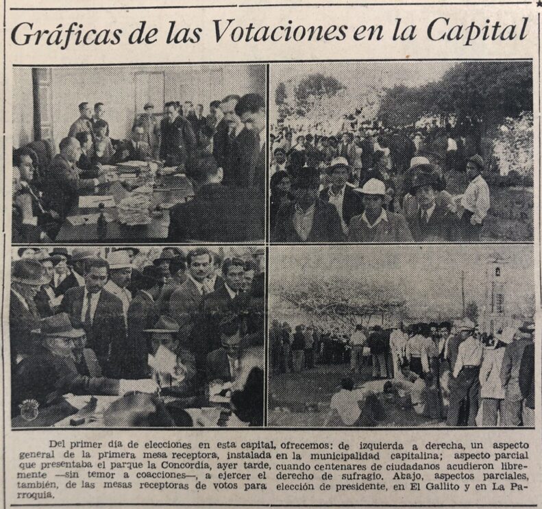 Diario El Imparcial, diciembre de 1944. 