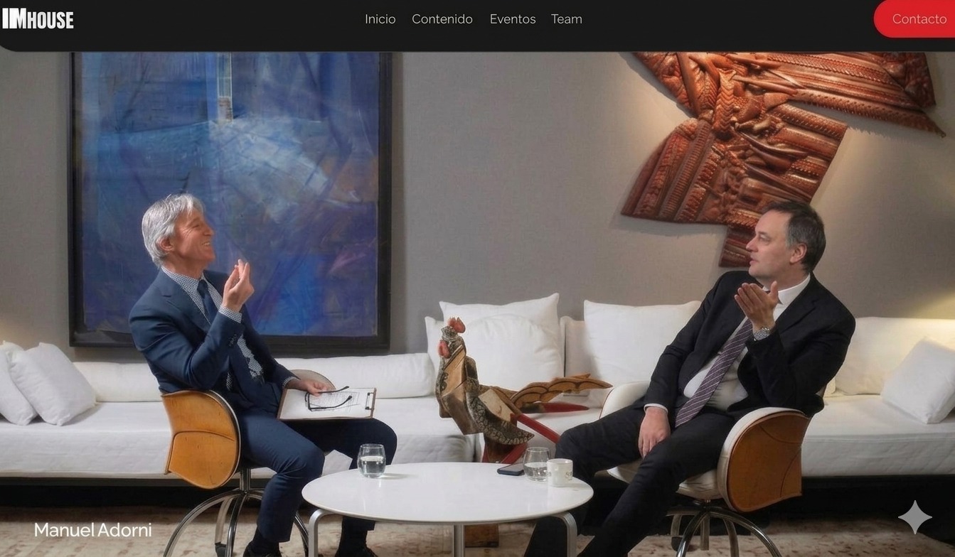 Fotograma de la entrevista Grandio Adorni.